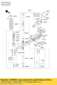 kawasaki 440651086 tuleja-przedni widelec, w zx1000-b - Dół