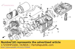Aquí puede pedir no hay descripción disponible en este momento de Honda , con el número de pieza 17259HP1600: