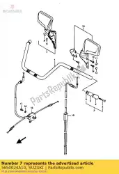 Tutaj możesz zamówić lustro, widok rr od Suzuki , z numerem części 5650024A10: