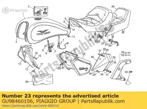 Piaggio Group GU98460106 deuvel - Onderkant