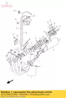 2D1146021000, Yamaha, tubo de escape comp. yamaha fz 1000 2006 2007 2008 2009 2010 2011 2012, Nuevo