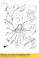 2P5855400000, Yamaha, c.d.i. unité d'assemblage yamaha yxr 450 2006, Nouveau