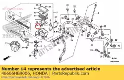 Aqui você pode pedir o separator comp. Em Honda , com o número da peça 46666HB9006: