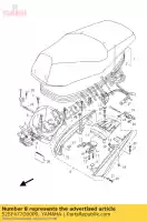 52SF477D00P0, Yamaha, poignée de siège assy. yamaha hw 125 2012, Nouveau