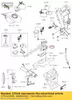 270161098, Kawasaki, conjunto de travamento, assentos zx1100-d kawasaki vn voyager custom k w  a classic e zrx s zzr b c d gpz er twister r zr7 f cafe style zr zephyr special edition tourer final zx1400 vulcan lt abs ej800 g zz r1100 gpz1100 1100 zrx1100 w650 7 5 7s zrx1200 zrx1200r zrx1200s er500 zxr1200s vn900 zzr1, Novo