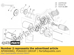 Aprilia AP0840882, Innensechskantschraube, OEM: Aprilia AP0840882