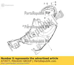 Qui puoi ordinare maniglia del passeggero da Piaggio Group , con numero parte 673977: