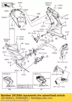 391560662, Kawasaki, almofada, capota lateral, rh ex250kbf kawasaki ninja 250 2008 2009 2010 2011, Novo