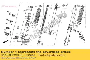 Honda 45464MM9000 clamper a, flexible de frein - La partie au fond