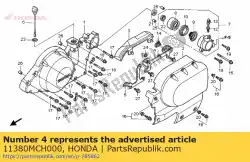 geen beschrijving beschikbaar op dit moment van Honda, met onderdeel nummer 11380MCH000, bestel je hier online: