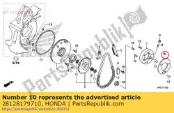 Here you can order the plate, starting clutch si from Honda, with part number 28128179710: