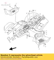 021421616B, Suzuki, vite suzuki rg gamma fu f wolf u gsx r1100 rg125fu lt a500f quadmaster a50 125 1100 500 50 , Nuovo