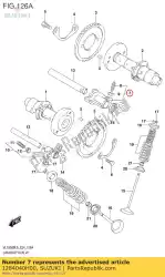 Here you can order the arm comp,valve from Suzuki, with part number 1284040H00:
