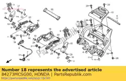 Here you can order the spring, r. Grabrail lever from Honda, with part number 84273MCSG00:
