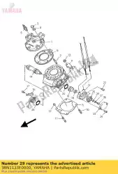 Aquí puede pedir cable, polea 1 de Yamaha , con el número de pieza 3BN1133E0000: