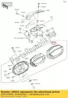 250230094, Kawasaki, caja del medidor de cubierta, upp zr1000fef kawasaki  z 1000 2015 2016 2017 2018 2019 2020 2021, Nuevo