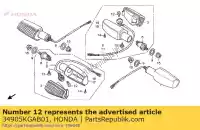 34905KGAB01, Honda, bulb, winker (12v 16w) honda xr  l cbf xr125l cbf250 125 250 , New