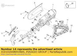 Qui puoi ordinare rondella da Piaggio Group , con numero parte JCD10200800JN00: