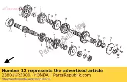 Ici, vous pouvez commander le pignon, entraînement (14t) auprès de Honda , avec le numéro de pièce 23801KR3000: