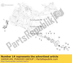 Piaggio Group 1A004149 vis à tête cylindrique spéciale torx - La partie au fond