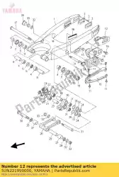 Tutaj możesz zamówić wsparcie, ? A? Cuch od Yamaha , z numerem części 5UN221990000: