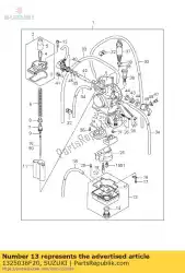 Qui puoi ordinare galleggiante da Suzuki , con numero parte 1325036F20: