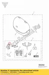 Aquí puede pedir remache pop 4 mm x 12 de Triumph , con el número de pieza T3300051: