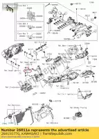 260110776, Kawasaki, câble, batterie (-) kawasaki zx6r ninja r zx 6r abs zx636 636 se 600 , Nouveau