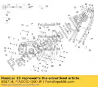 858714, Piaggio Group, insert arrière aprilia  rsv rsv4 rsv4 1100 racing factory abs zd4ke000 zd4kea00 zd4kea00, zd4kewa zd4keb00 zd4keu zd4keua1 zd4ky zd4kya00 zd4kyb zd4kyb00 zd4kyua zd4rkl00zd4rkl01 1000 1100 2009 2010 2011 2012 2013 2015 2016 2017 2018 2019 2020 2021 2022, Nouveau