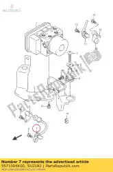 Here you can order the sensor,fr wheel from Suzuki, with part number 5571004K00: