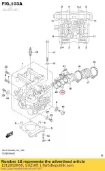Tutaj możesz zamówić izolator, rura wlotowa od Suzuki , z numerem części 1312812K00: