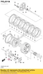 Ici, vous pouvez commander le plaque, cl. Release auprès de Suzuki , avec le numéro de pièce 2313045C00: