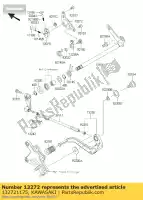 132721175, Kawasaki, placa zx1000kbf kawasaki zx 1000 2011 2012 2013 2014 2015, Novo