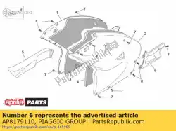 Here you can order the lh side panel extension. Bronze from Piaggio Group, with part number AP8179110: