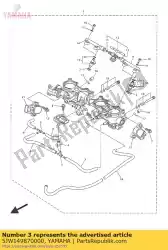 Tutaj możesz zamówić w?? Gumowy od Yamaha , z numerem części 5JW149870000: