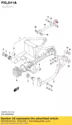 Here you can order the washer,ball stu from Suzuki, with part number 0916010142: