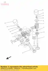 Tutaj możesz zamówić zawór wydechowy od Yamaha , z numerem części 2MSE21210000: