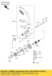 Aquí puede pedir tapón de Kawasaki , con el número de pieza 320851488: