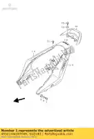 4550144G00YHH, Suzuki, montagem da capa, assento suzuki gsr 600 2006, Novo