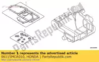 06115MCA010, Honda, gasket sheet kit b honda  gl 1800 2001 2002 2003 2004 2005 2006 2007 2008 2009 2010 2017, New