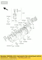 920281627, Kawasaki, boccola, albero motore, 1 & kawasaki zx7rr ninja n zx7r p zxr  r l j zx750 k zxr750 zx 7r 7rr 750 , Nuovo