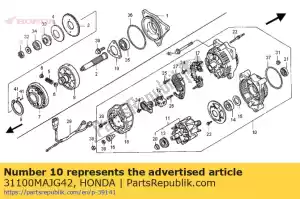 Honda 31100MAJG42 générateur alternatif assy - La partie au fond