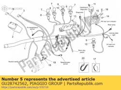 Aprilia GU28742562, Fuse 30a, OEM: Aprilia GU28742562