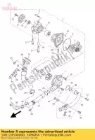 14B124500000, Yamaha, waaieras assy yamaha yzf r 1000 2009 2010 2011 2012 2013 2014, Nieuw