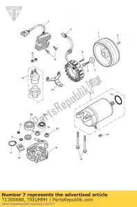 triumph T1300888 regulator alternator - Bottom side