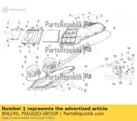 896240, Piaggio Group, scatola più pulita aprilia  dorsoduro zd4tv000, zd4tv001, zd4tva00, zd4tva01, zd4tvc00,  1200 2010 2011 2012 2013 2016, Nuovo