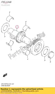 suzuki 1265404K00 equilibrador, manivela - Lado inferior