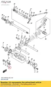 Suzuki 2535503G00 wiosna, przesuni?cie ok - Dół