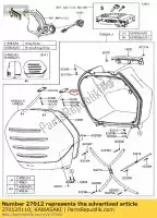 270120110, Kawasaki, gancho, lh zg1400a8f kawasaki  gtr tr 1400 2008 2009 2010 2011 2012 2013 2014 2015 2016 2017, Novo