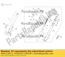 Aprilia AP8123812, Parafuso m10x1,5, OEM: Aprilia AP8123812